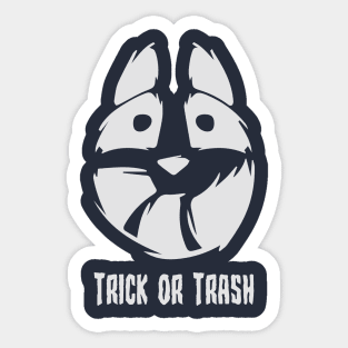 Trick or Trash Sticker